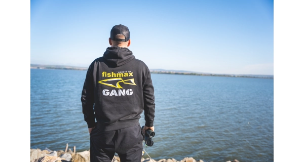 FISHMAX - Mikina Fishmax Gang Čierno Žltá veľ. S