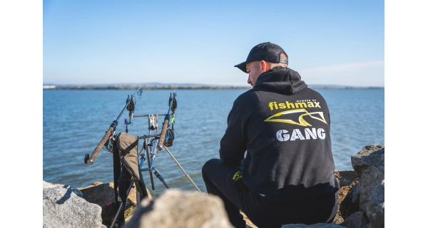 FISHMAX - Mikina Fishmax Gang Čierno Žltá veľ. XL