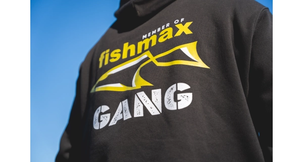 FISHMAX - Mikina Fishmax Gang Čierno Žltá veľ. XL