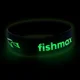 FISHMAX - Náramok s logom fosforeskujúci veľ. M