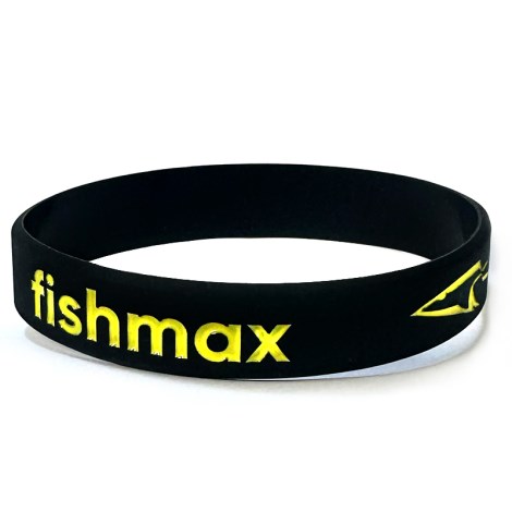 FISHMAX - Náramok s logom fosforeskujúci veľ. XL