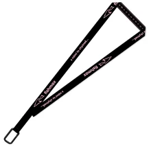 FISHMAX - Originálna kľúčenka s funkciou metra Lanyard Ružová