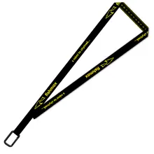 FISHMAX - Originálna kľúčenka s funkciou metra Lanyard Žltá