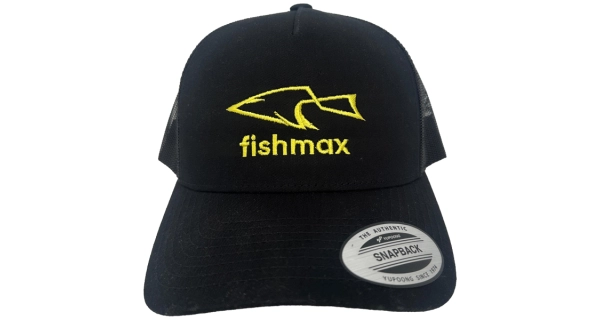 FISHMAX - Šiltovka s logom Čierna Žltá