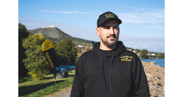 FISHMAX - Šiltovka s logom Čierna Žltá