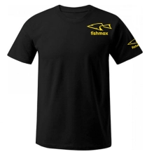 FISHMAX - Tričko s logom čiernej veľ. 2XL