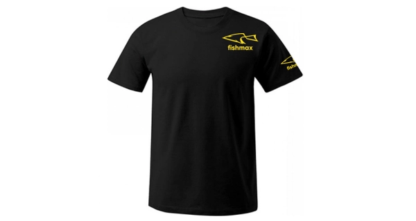 FISHMAX - Tričko s logom čiernej veľ. M
