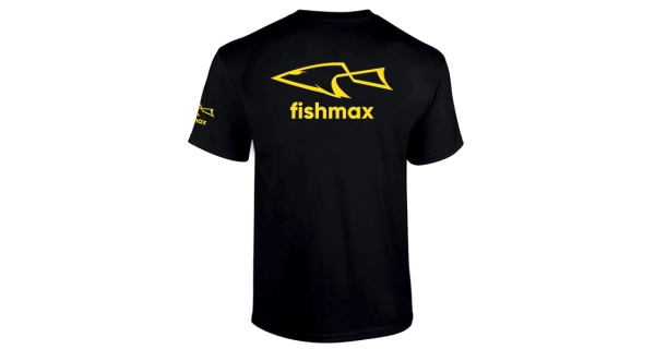 FISHMAX - Tričko s logom čiernej veľ. S