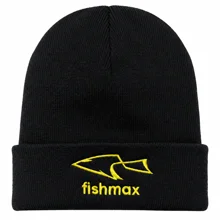 FISHMAX - Zimná čiapka žlté logo