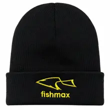 FISHMAX - Zimná čiapka žlté logo