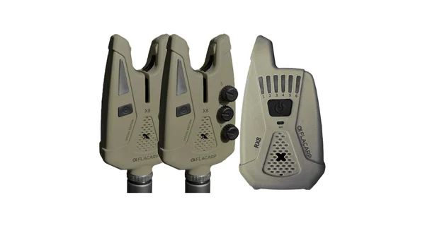 FLACARP - Sada signalizátorov X8 + príposluch RX8 2+1 Khaki