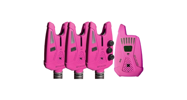 FLACARP - Sada signalizátorov X8 + príposluch RX8 3+1 Fialová