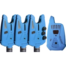 FLACARP - Sada signalizátorov X8 + príposluch RX8 3+1 Modrá