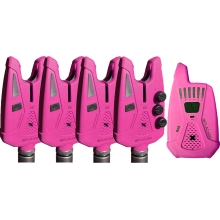 FLACARP - Sada signalizátorov X8 + príposluch RX8 4+1 Fialová