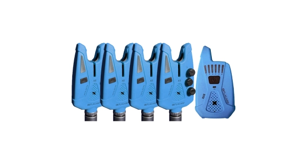 FLACARP - Sada signalizátorov X8 + príposluch RX8 4+1 Modrá