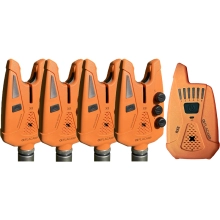 FLACARP - Sada signalizátorov X8 + príposluch RX8 4+1 Oranžová