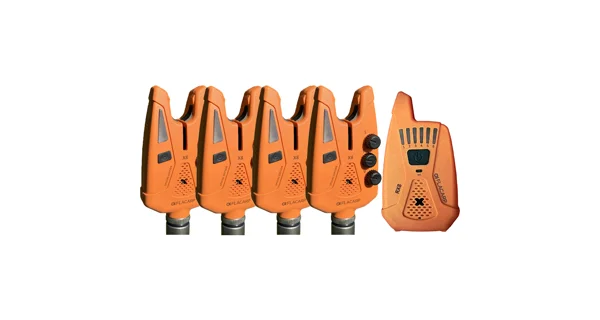 FLACARP - Sada signalizátorov X8 + príposluch RX8 4+1 Oranžová