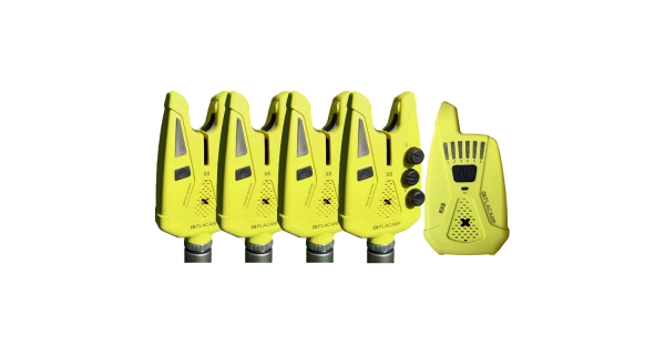 FLACARP - Sada signalizátorov X8 + príposluch RX8 4+1 Žltá