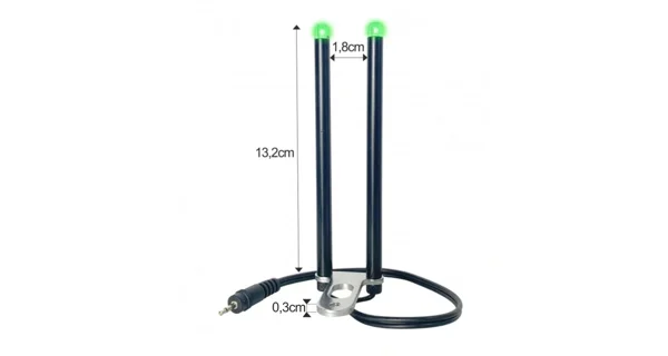FLACARP - Svietiace záchytné uši Ears2 s LED Fialová