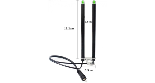 FLACARP - Svietiace záchytné uši Ears2 s LED Modrá