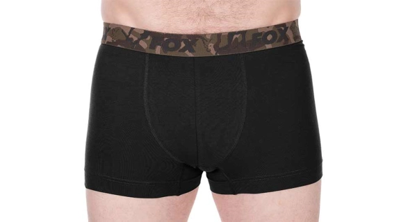 FOX - Boxerky Boxer Shorts Kaki/Black veľ. XL 2 ks
