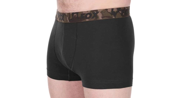FOX - Boxerky Boxer Shorts Kaki/Black veľ. XL 2 ks