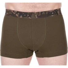 FOX - Boxerky Boxer Shorts Khaki/Black veľ. L 2 ks