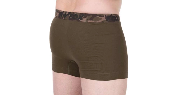 FOX - Boxerky Boxer Shorts Khaki/Black veľ. L 2 ks