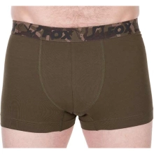 FOX - Boxerky Boxer Shorts Khaki/Black veľ. M 2 ks
