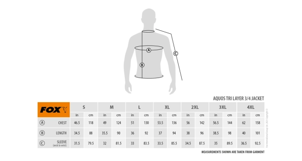 FOX - Bunda Aquos Tri Layer 3/4 Jacket veľ. L