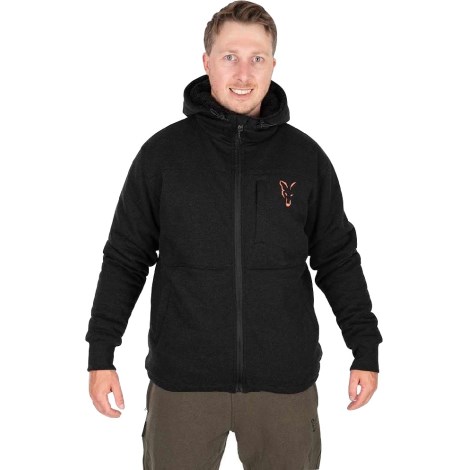 FOX - Bunda Collection Sherpa Jacket Black Orange veľ. 2XL