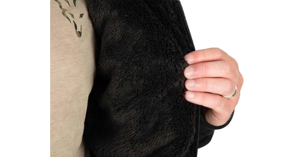 FOX - Bunda Collection Sherpa Jacket Black Orange veľ. 2XL