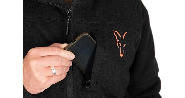 FOX - Bunda Collection Sherpa Jacket Black Orange veľ. 2XL