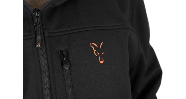 FOX - Bunda Collection Soft Shell Jacket Black Orange veľ. M