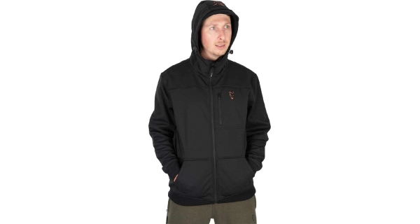 FOX - Bunda Collection Soft Shell Jacket Black Orange veľ. M