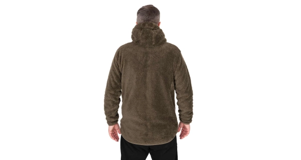 FOX - Bunda Khaki HD Premium Full Zip Teddy Jacket veľ. M