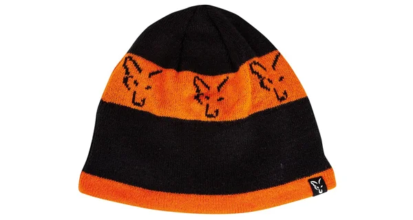 FOX - Čiapka Black & Orange Beanie