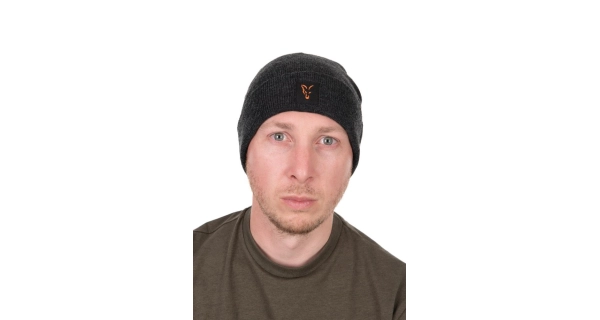 FOX - Čiapka Collection Beanie 25 Black Orange