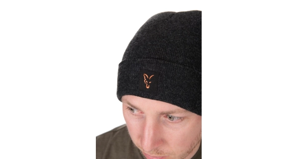 FOX - Čiapka Collection Beanie 25 Black Orange