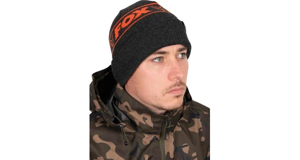 FOX - Čiapka Collection Beanie Hat Black Orange