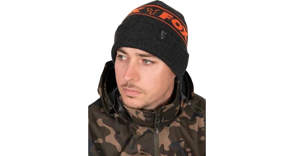 FOX - Čiapka Collection Beanie Hat Black Orange