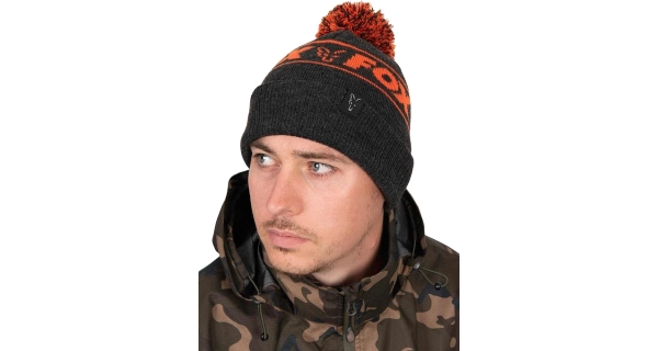 FOX - Čiapka Collection Bobble Black Orange