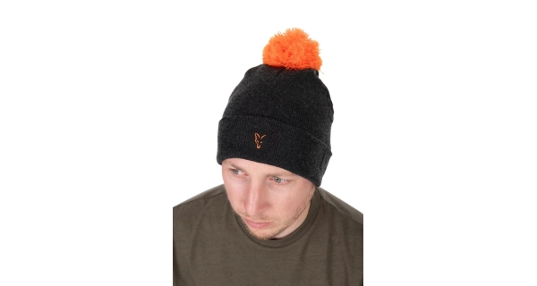 FOX - Čiapka Collection Bobble Hat Black Orange