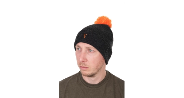 FOX - Čiapka Collection Bobble Hat Black Orange