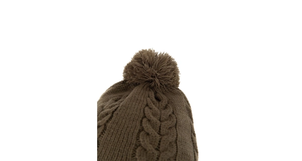 FOX - Čiapka Khaki Knitted Bobble