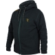 Fox Collection Sherpa Hoody Black/Orange Fox collection Black / Orange Sherpa hoodie - XXXL