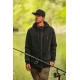 Fox Collection Sherpa Hoody Black/Orange Fox collection Black / Orange Sherpa hoodie - XXXL