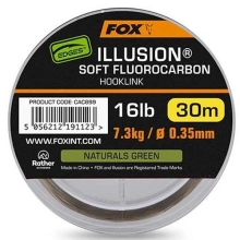 FOX - Fluorocarbon Edges Illusion Soft Hooklink Naturals Green 0,35 mm 7,3 kg 30 m