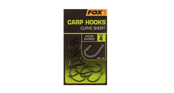 FOX - Háčiky Curve Shank Short veľ. 4 10 ks