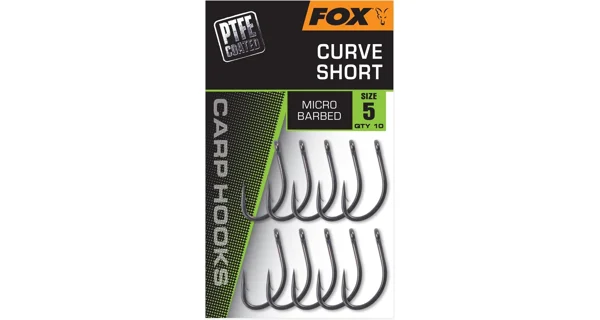 FOX - Háčiky Curve Shank Short veľ. 6 10 ks